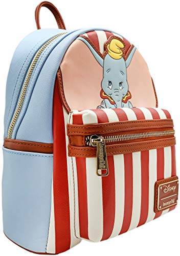 LOUNGEFLY X DISNEY Dumbo Stripe Star of The Show Mini Backpack