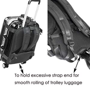 Hardcase/Carry On Trolley Luggage Backpack Conversion System Adjustable Strap