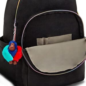 Kipling Seoul Large 15" Laptop Backpack Truly Black Rainbow