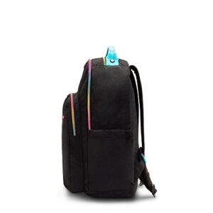 Kipling Seoul Large 15" Laptop Backpack Truly Black Rainbow