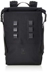 chrome industries urban ex 2.0 rolltop backpack- 15″ laptop bag, waterproof, 30 liter, black