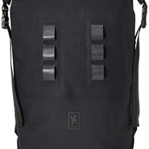 Chrome Industries Urban Ex 2.0 Rolltop Backpack- 15" Laptop Bag, Waterproof, 30 Liter, Black