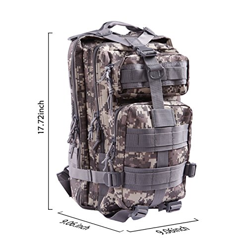 HDE Tactical Military Backpack 20L MOLLE Bug Out Bag Survival Backpacks