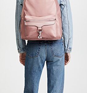 Rebecca Minkoff Women's Always On MAB Backpack, Vintage Pink, One Size