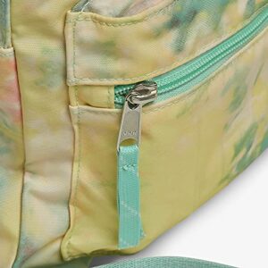 Pura Vida Tie Dye Mini Daypack Backpack Travel Bag - 400D Polyester, Vintage Patch - 12 Liters