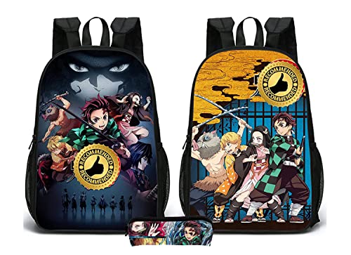 Anime Backpack 3D Print Teens Bags Fashion Laptop Bagpack for Boys and Girls Daypack