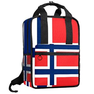 travel backpack,carry on backpack,flag of norway,hiking backpack outdoor sports rucksack casual daypack