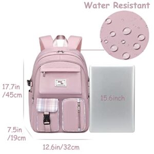 BONVEN Backpack for School,Girls Backpack for High School College Cute Backpack