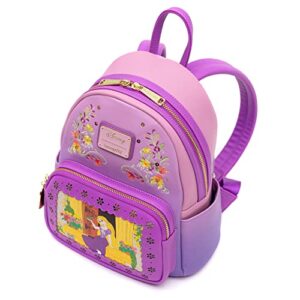 Loungefly Disney Mini Backpack, Princess Stories Series Disney Tangled Rapunzel, Pascal Flynn Rider