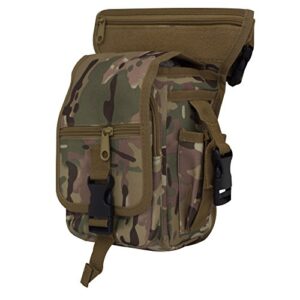 sas outdoor tactical hiking camping hip pouch bag (cp camo)