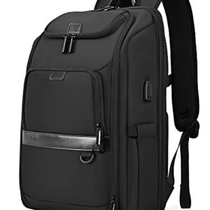 Travel Backpack for Men, TSA Approved Laptop Backpack Large Business Backpack for Men 17.3 Inch Water Resistant Computer Backpack with USB Charging Port, Work College School Bookbag for Men and Women