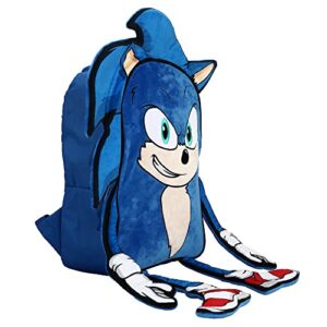 Sonic The Hedgehog Sonic Youth Plush Character Backpack