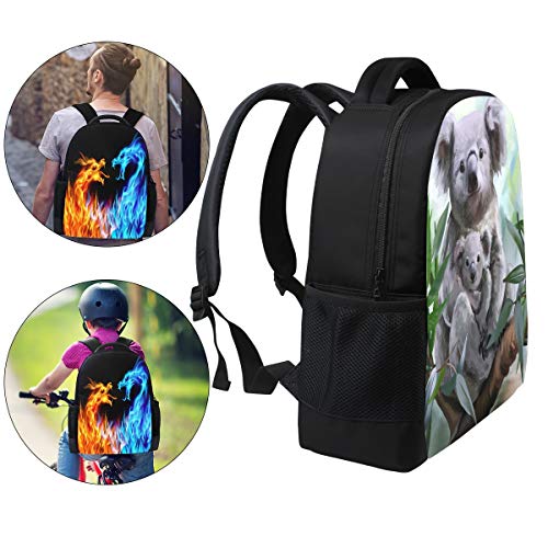 ALAZA Koala Casual Backpack Waterproof Travel Daypack School Bag