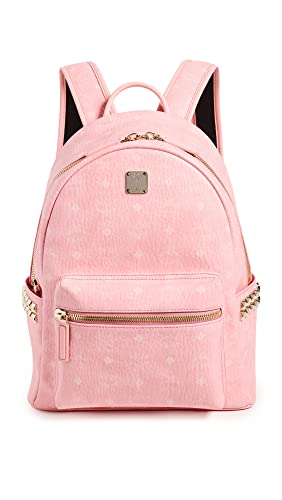 MCM Women's Stark Backpack 37, Blossom Pink Visetos, One Size