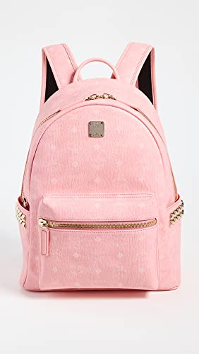 MCM Women's Stark Backpack 37, Blossom Pink Visetos, One Size