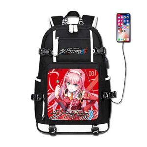 go2cosy anime darling in the franxx backpack daypack student bag school bag bookbag