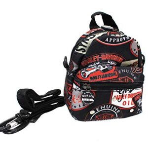 Harley-Davidson Mens Vintage Print Mini-Me Backpack 99668-VNTG