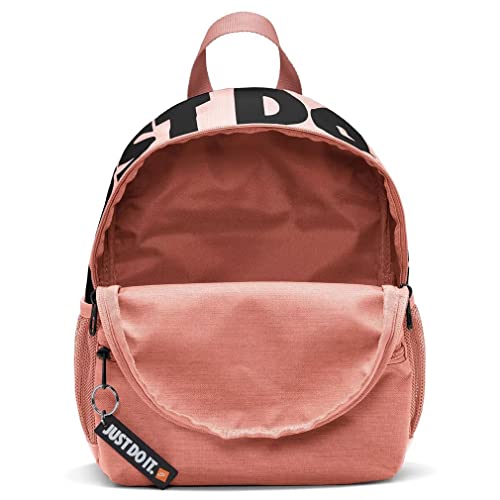 Nike Brasilia "Just Do It" Mini Backpack (Light Madder Root/Light Madder Root/Black)