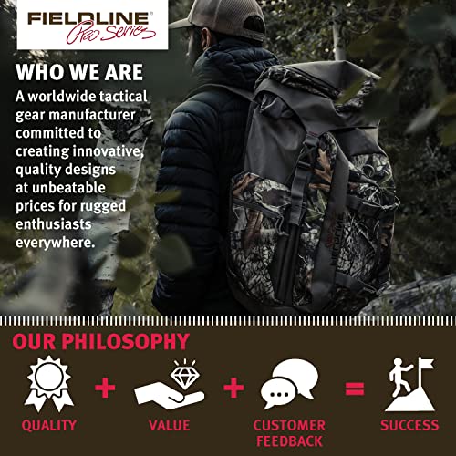 Fieldline Treeline Womens Hunting Backpack PRO Series | Tactical Backpack for Women and Men | Camo Backpack for Hunting | Heavy Duty Army Backpack | 31.8L Capacity