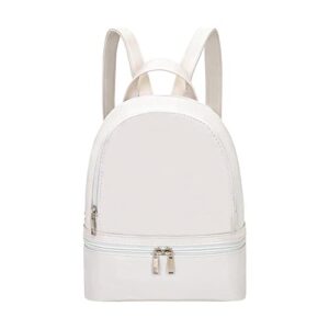 cute fashion mini pack bag backpack for girls women (beige)