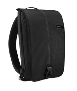 brenthaven prostyle laptop backpack for office or school use – durable, protection from impact and compression (fits 15inch – black)