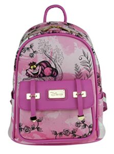 alice in wonderland – cheshire cat 11″ vegan leather mini backpack – a21819