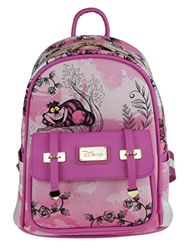Alice in Wonderland - Cheshire Cat 11" Vegan Leather Mini Backpack - A21819