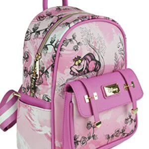 Alice in Wonderland - Cheshire Cat 11" Vegan Leather Mini Backpack - A21819