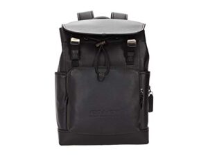 coach league flap backpack ji/black one size