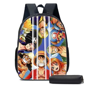 gjndv anime backpack 3d print designer bookbag durable travel laptop bag daypack for teens women men 16inch 6