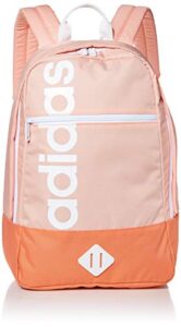 adidas unisex court lite backpack, glow pink/semi coral, one size