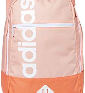 adidas Unisex Court Lite Backpack, Glow Pink/Semi Coral, ONE SIZE