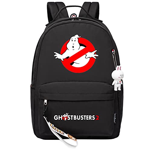 GENGX WesQi Teens Lightweight Bookbag-Ghostbusters Durable Schoolbag,Back to School Knapsack for Travel,School