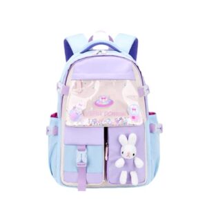 kawaii backpack for school girls bunny backpack kids casual bookbag cute outdoor daypack