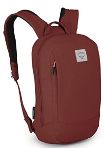 osprey arcane small laptop backpack, acorn red
