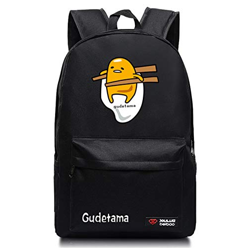 Samaoni Unisex Child School Backpack Cute Gudetama Knapsack-the Lazy Egg Travel Backpack for School