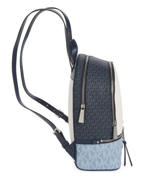 Michael Kors Rhea Zip Backpack (Chambray/Navy)