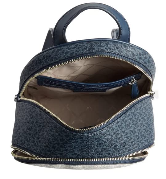 Michael Kors Rhea Zip Backpack (Chambray/Navy)