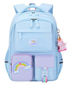 travel laptop backpack unicorn waterproof backpack school laptop bag blue medium
