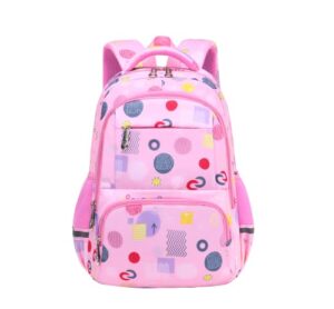 etaishow geometric print backpack for girls kids bookbag for elementary middle school