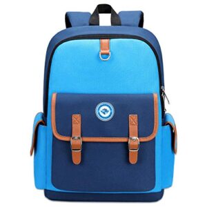 kids backpack children bookbag preschool kindergarten elementary school bag for girls boys(14182 small blue)
