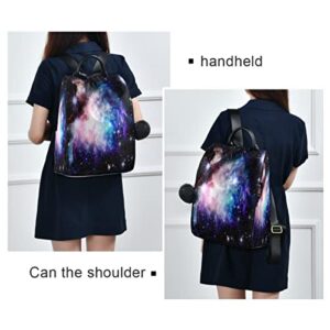 ALAZA Deep Space Nebula Star Women Backpack Anti Theft Back Pack Shoulder Fashion Bag Purse