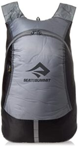 sea to summit ultra-sil ultralight day pack, 20-liter (grey)