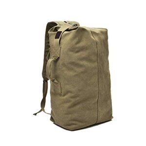 Elonglin Large Travel Backpack Waterproof Outdoor Sport Hiking Trekking Camping Military Backpack Khaki L