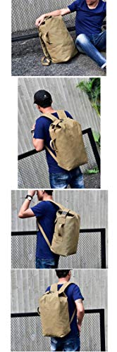 Elonglin Large Travel Backpack Waterproof Outdoor Sport Hiking Trekking Camping Military Backpack Khaki L