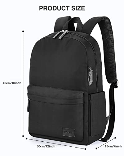 HOMIEE School Backpack Lightweight Travel Backpack Casual Daypacks Anti-theft Backpack Water Resistant Laptop Backpack Computer Bag for Boys Girls Men Women