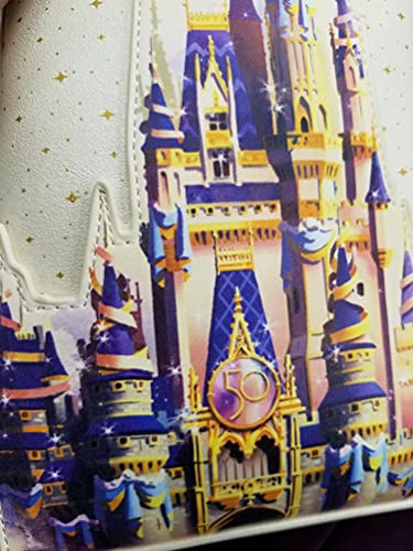 Theme Parks Disney Parks 50th Anniversary Celebration Designer Castle Backpack, Medium