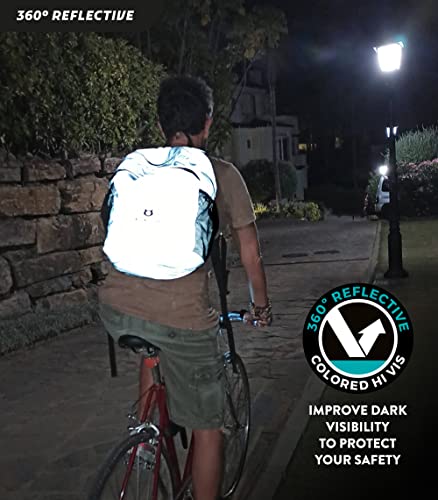 VIEM Reflective Backpack for Men and Women, Sport and Casual for Everyday Use, Travel Backpack, Foldable, Motorcycle Safety