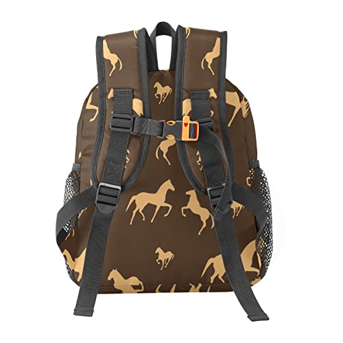 Grandkli Cute Funny Horse Personalized Kids Toddler Backpack for Boys Girls ,Custom Mini School Backpack Bags Kindergarten, Option 8, 10'(L) x 4'(W) x 12'(H)