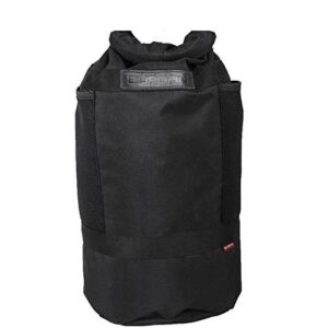 burgan dry bag, multifunction camping and day sack (black)